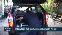 Permintaan Melonjak, Depo Pengisian Tabung Oksigen di Surabaya Kewalahan!