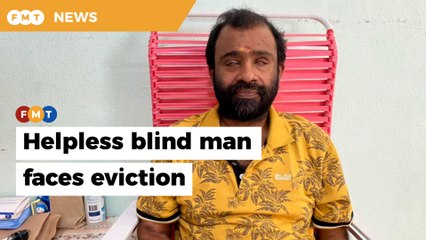 Blind man seeks help to find a ‘reasonable’ flat