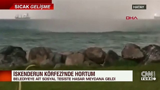 İskenderun Körfezi'nde hortum