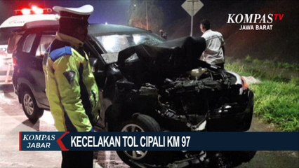 Minibus Seruduk Truk di Tol Cipali, 1 Orang Tewas