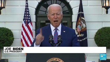 Biden says US 'closer than ever to declaring independence from virus'