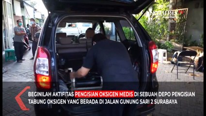 Permintaan Tabung Gas Oksigen Diburu Warga