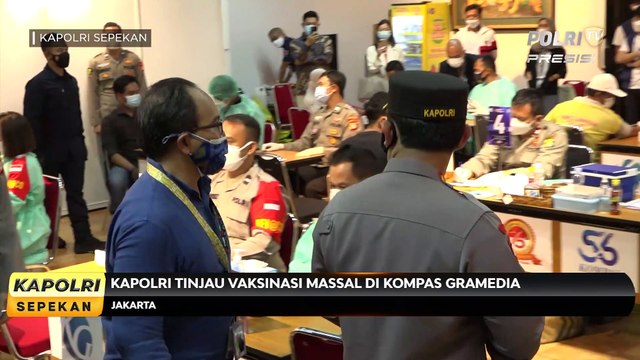 Kapolri Sepekan : Panglima TNI Marsekal Hadi Tjahjanto Memberikan Kejutan kepada Kapolri dalam Rangka Hari Bhayangkara ke-75 dan Kapolri Mengapresiasi Pelaksanaan Vaksinasi Covid-19 di Sejumlah Wilayah