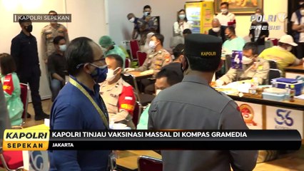 Kapolri Sepekan : Panglima TNI Marsekal Hadi Tjahjanto Memberikan Kejutan kepada Kapolri dalam Rangka Hari Bhayangkara ke-75 dan Kapolri Mengapresiasi Pelaksanaan Vaksinasi Covid-19 di Sejumlah Wilayah