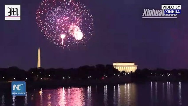 4th of July fireworks light up sky above Washington, D.C. (2021)