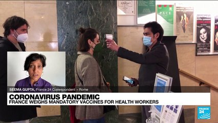 Italy health workers face choice between Covid-19 jab or suspension