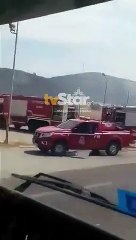 Βοιωτία: Φωτιά ξέσπασε σε φορτηγό αυτοκίνητο