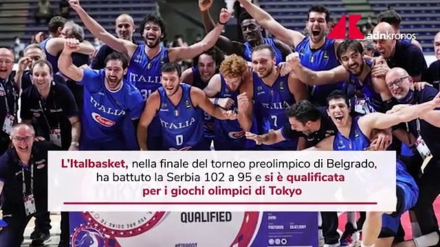 Italbasket torna alle Olimpiadi, battuta la Serbia