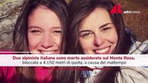 Due alpiniste italiane morte assiderate sul Monte Rosa