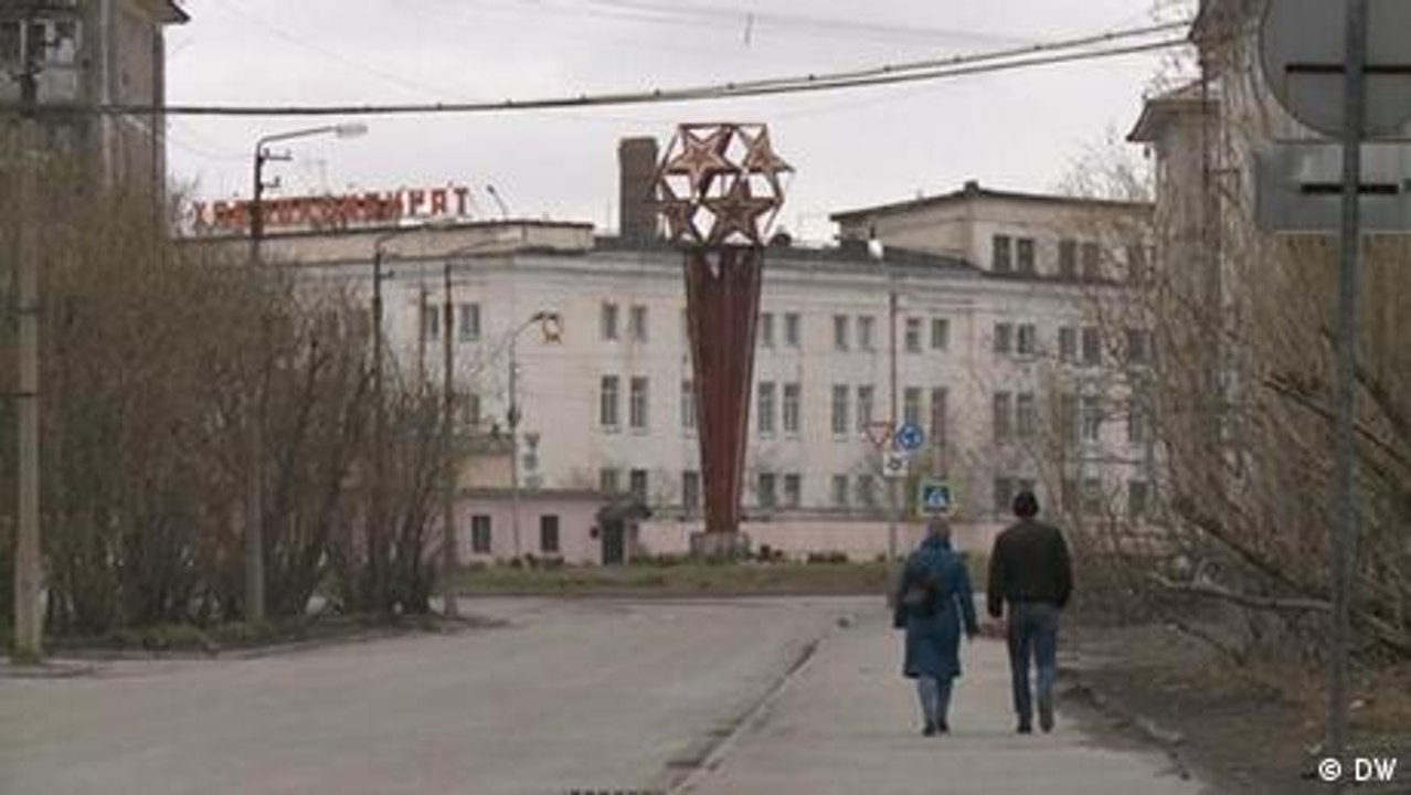 Geisterstadt im hohen Norden Russlands