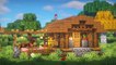 Minecraft _ How to Build a Simple Barn _ Farm House Survival Tutorial