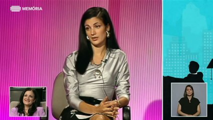 Teresa Paula Marques no programa 'A minha vida dava um filme' (1995)