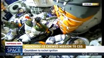 Primeras caminatas espaciales de los astronautas chinos en órbita