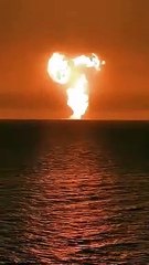Explosão mar Cáspio