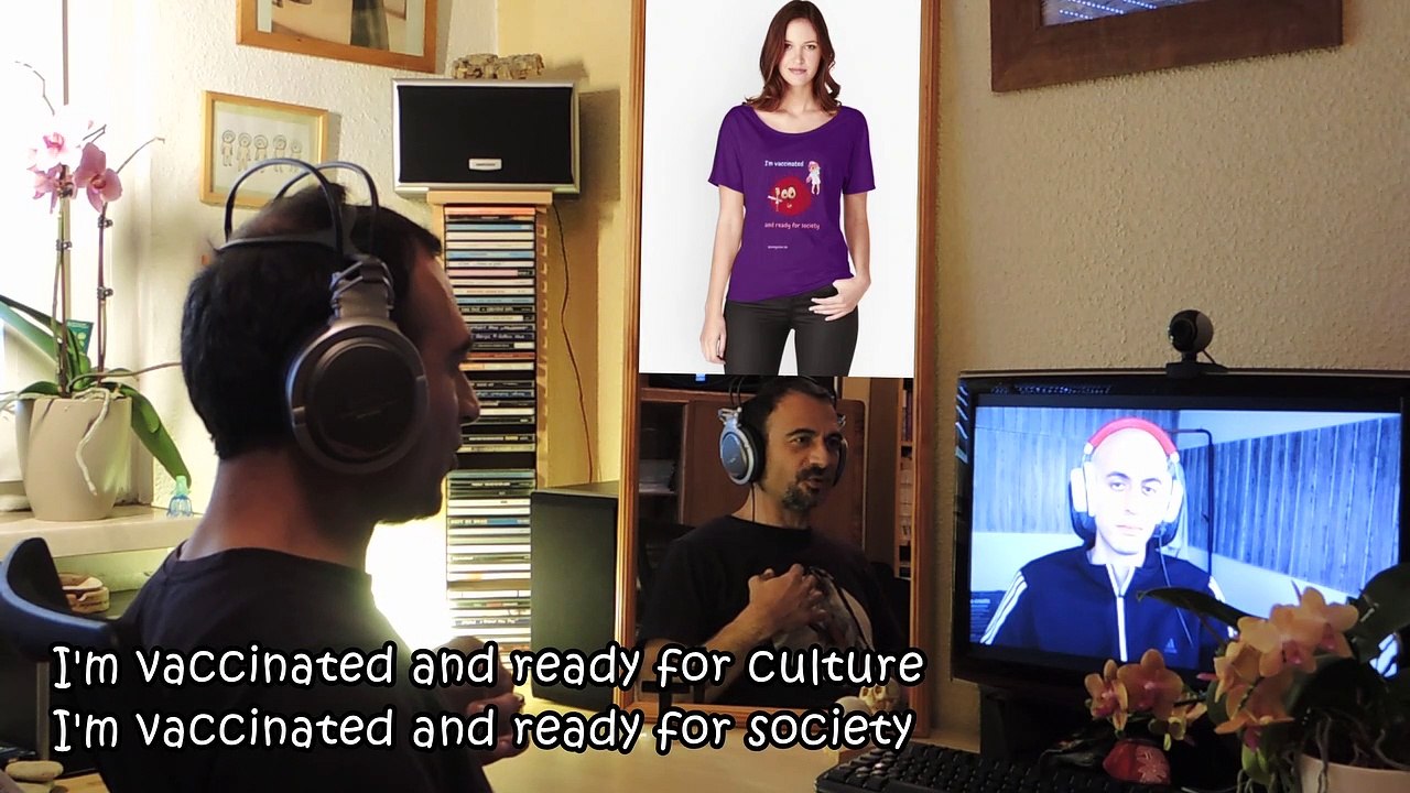 #Davie504 My corona vaccination therapy with Davie504 - 2nd injection - Zombification (#satire #sarcastic #fun)