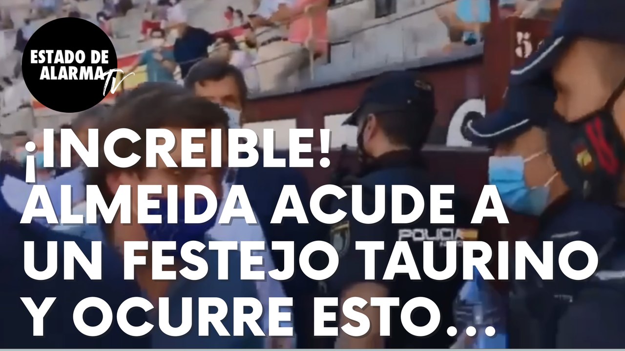 ¡INCREIBLE! José Luis Martínez-Almeida acude a...