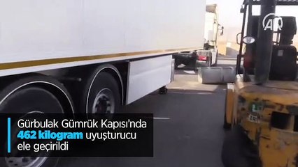 Yakıt deposunda 462 kilogram sıvı eroin ele geçirildi
