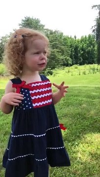 Leah Rose sings Lee Greenwood's God Bless the U.S.A” (“Proud to Be An American”).