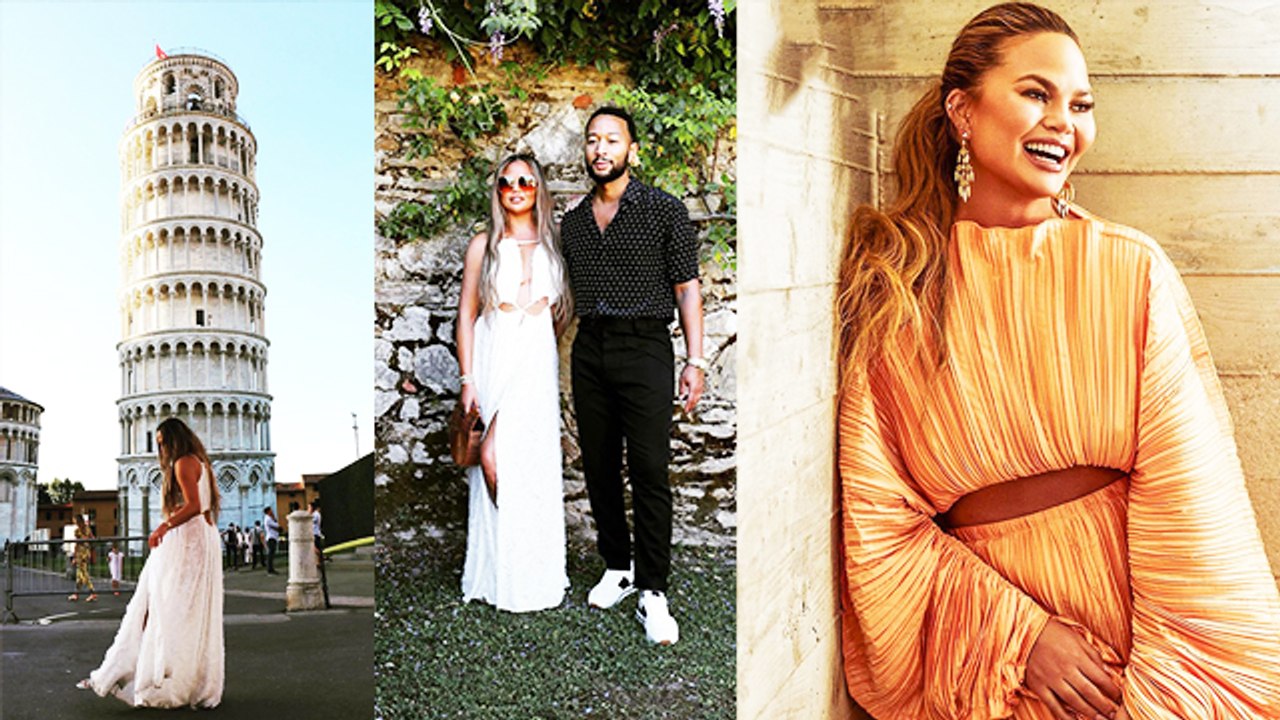Chrissy Teigen Jets Off To Italy Amid Cyber Bullying Scandal