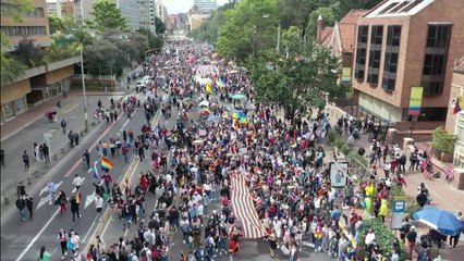 Download Video: Les Colombiens défilent pour la Marche des Fiertés