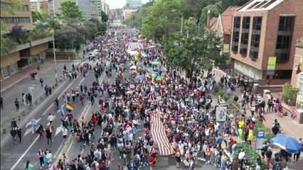 Les Colombiens défilent pour la Marche des Fiertés