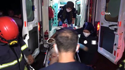 Kamyonete arkadan çarpan alkollü sürücü ölümden döndü