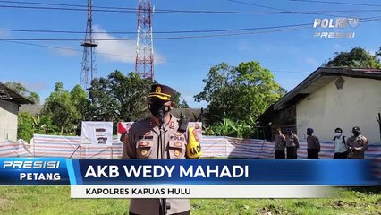 Kapolres Kapuas Hulu Tancap Tiang Pertama Mess Polwan
