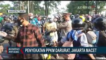 Cekcok Pengendara dan Petugas di Penyekatan PPKM Darurat Jakarta