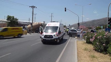 Söke'de otomobil cipe çarptı: 1 yaralı