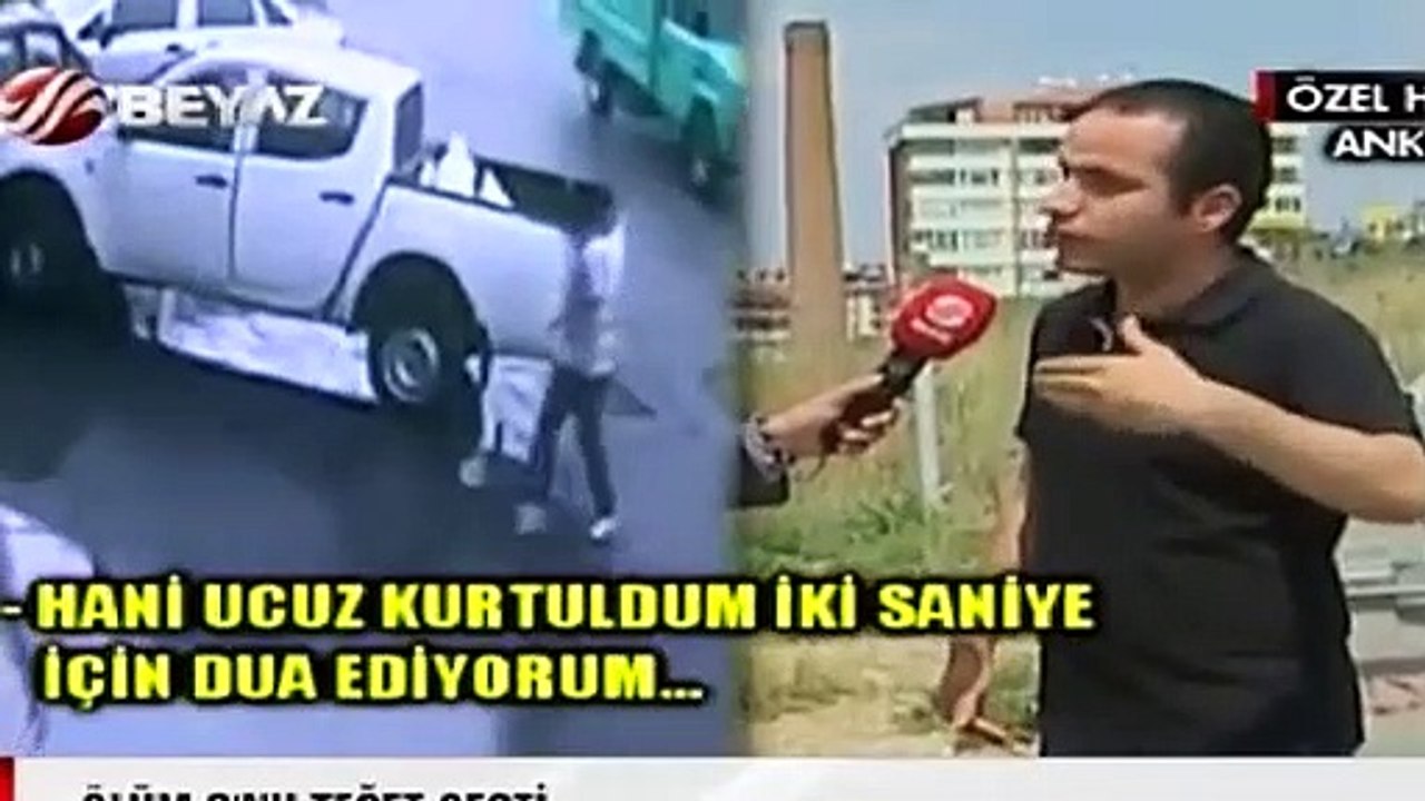 Üzerine doğru bir otomobilin geldiğini gördü ve...