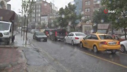 İstanbul'da yağmur etkili olmaya başladı