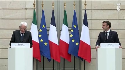 Mattarella: "Tra Italia e Francia legame unico, usciremo insieme dalla pandemia"