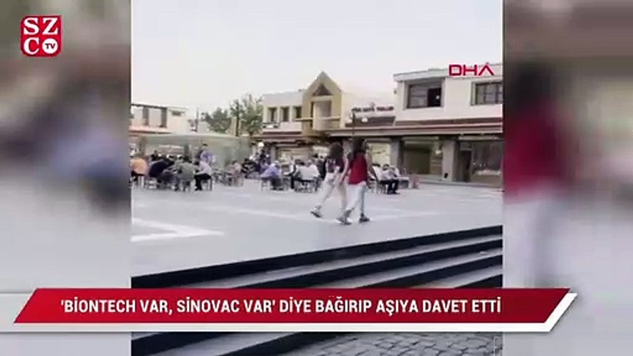 Doktor stantta 'Biontech var, Sinovac var' diye bağırıp aşıya davet etti
