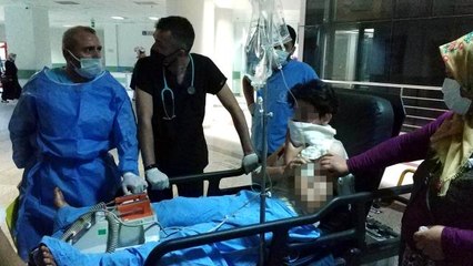 Karga kovalamak isterken ses fişeği ile kazara kendini vuran kız ağır yaralandı