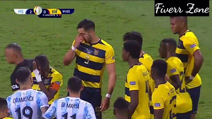 Argentine Vs Ecuador Extended Highlight, Brazil Vs Chilli Extended Highlight