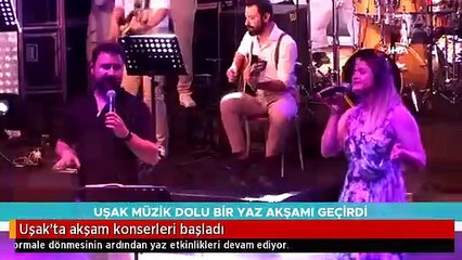 Uşak'ta akşam konserleri başladı