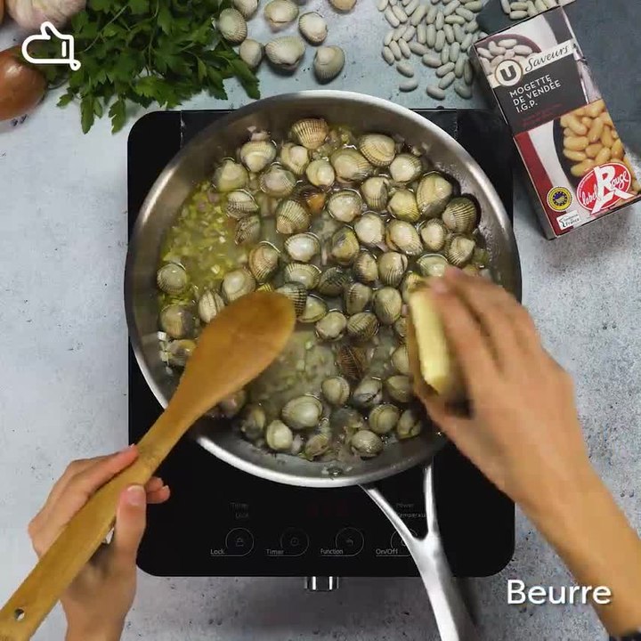 Mogettes aux coques en vidéo