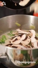 Soupe thaï crevettes ou poulet vertical