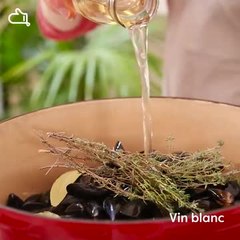 Moules au vin blanc