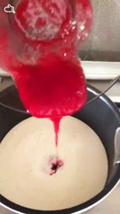 Gateau frigo chocolat framboises