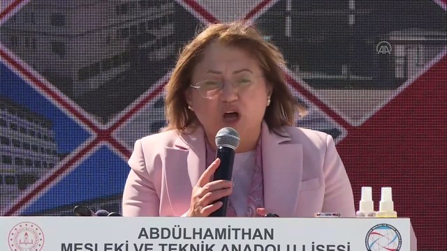 GAZİANTEP - Yapımı tamamlanan eğitim tesislerinin toplu açılış töreni - Protokol konuşmaları