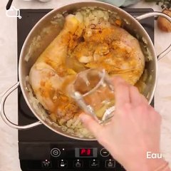 Véritable tajine poulet olives et citrons confits et huile d'argan
