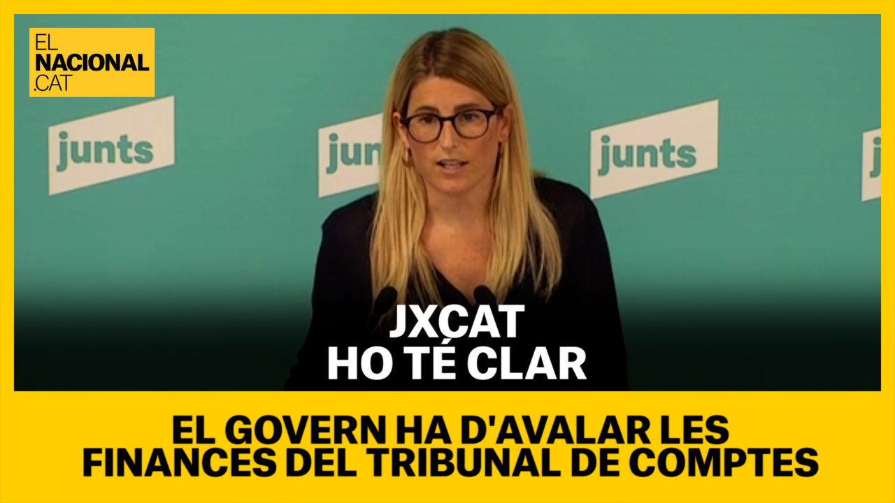 JxCat ho té clar: el Govern ha d'avalar les fiances del Tribunal de Comptes