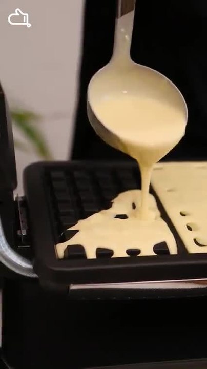 Pâte à gaufre facile vertical