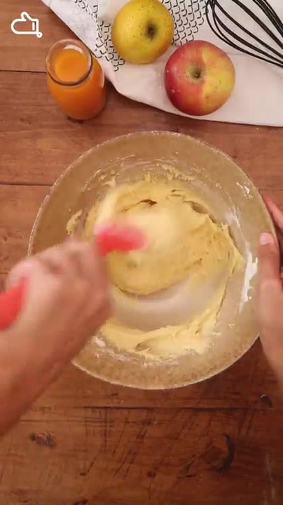 Cake aux pommes vertical