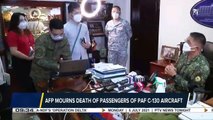 MGen. Arevalo: C-130 fleet grounded; AFP mourns death of passengers of C-130 aircraft