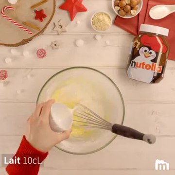 Découvrez la vidéo de la recette du gâteau rond façon Paris-Brest au Nutella® Recette revisitée par nos Marmitonautes avec les conseils du Chef Grégory Cohen ! Vous allez ravir vos convives (et le Père Noël cette nuit) La recette par