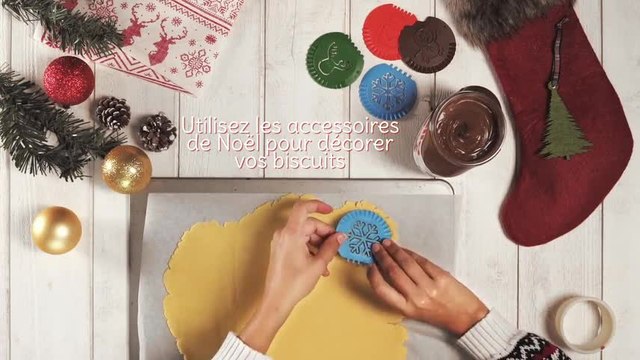 Biscuits de noël fourrés au Nutella