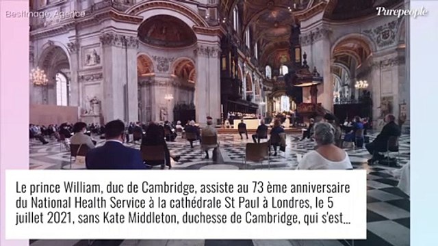 Prince William esseulé pour un évènement national, Kate Middleton grande absente