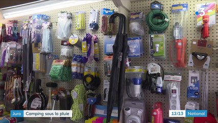 Jura : des vacances au camping sous la pluie